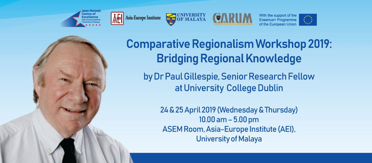 Comparative Regionalism Workshop 2019: Bridging Regional Knowledge