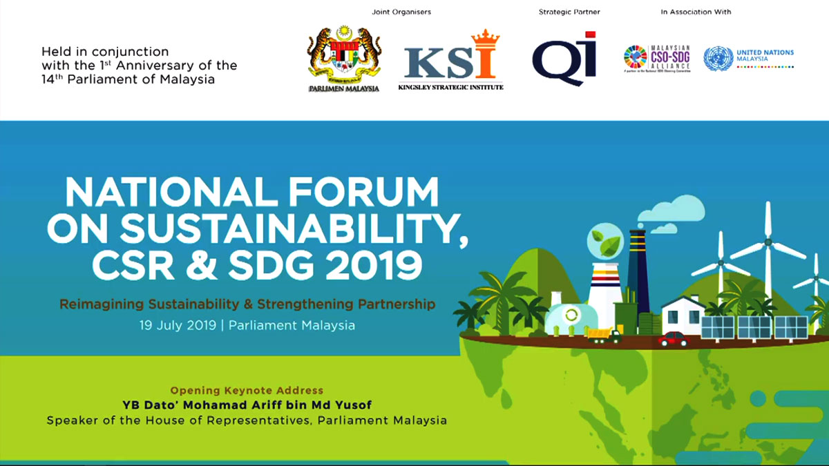 National Forum on Sustainability, CSR & SDG 2019