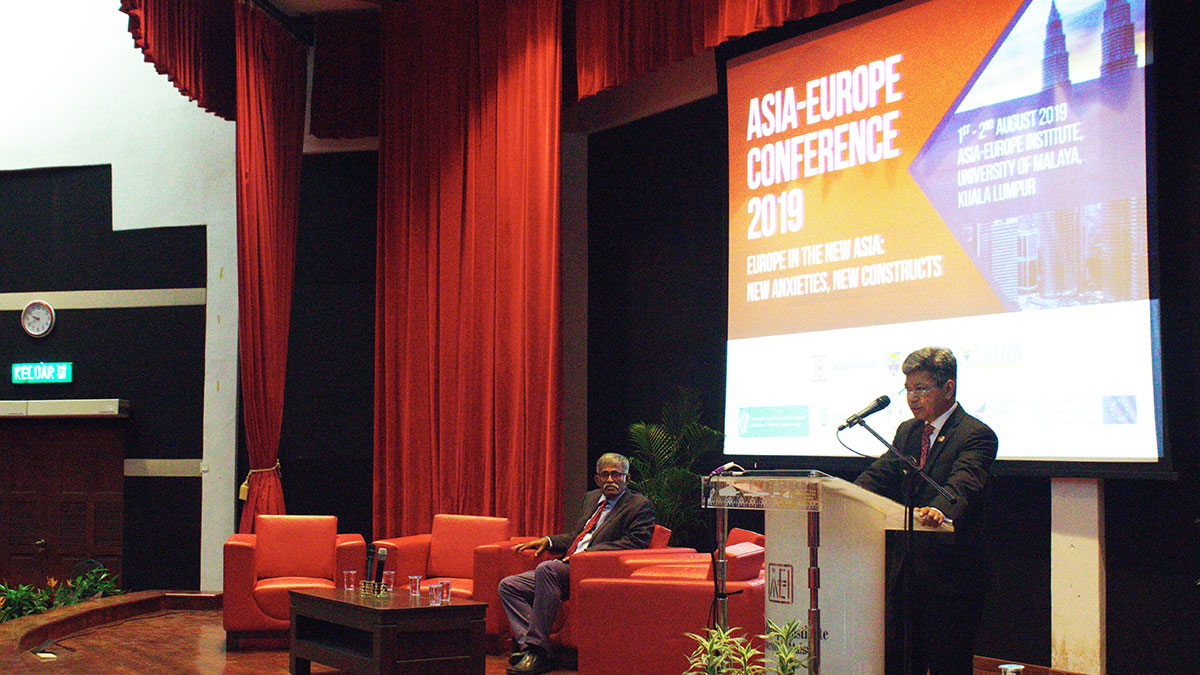 YM Raja Dato’ Nushirwan Zainal Abidin giving his keynote speach
