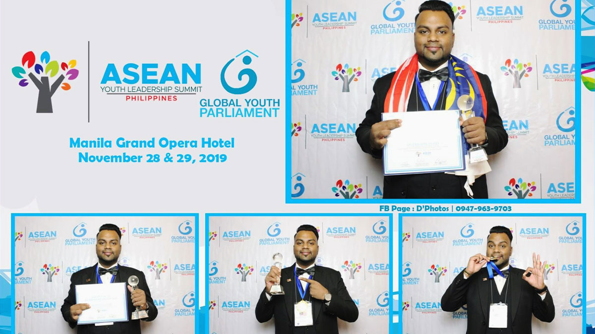 Congratulations to Mr. Arvend Applasamy on receiving the ASEAN Youth Leadership Award 2019