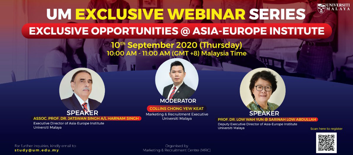 Exclusive Opportunity @ Asia-Europe Institute