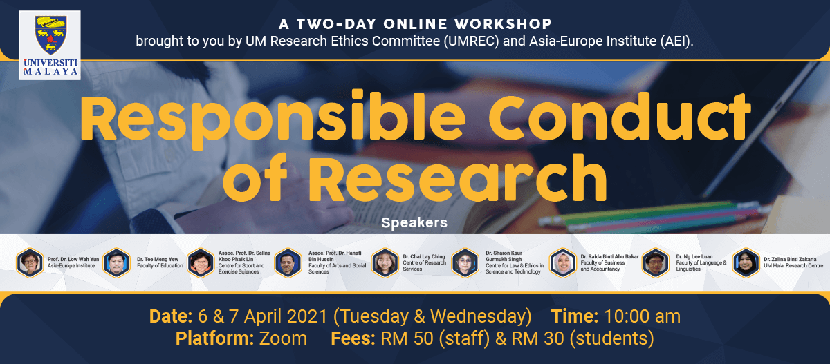 Responsible Conduct of Research Online Workshop