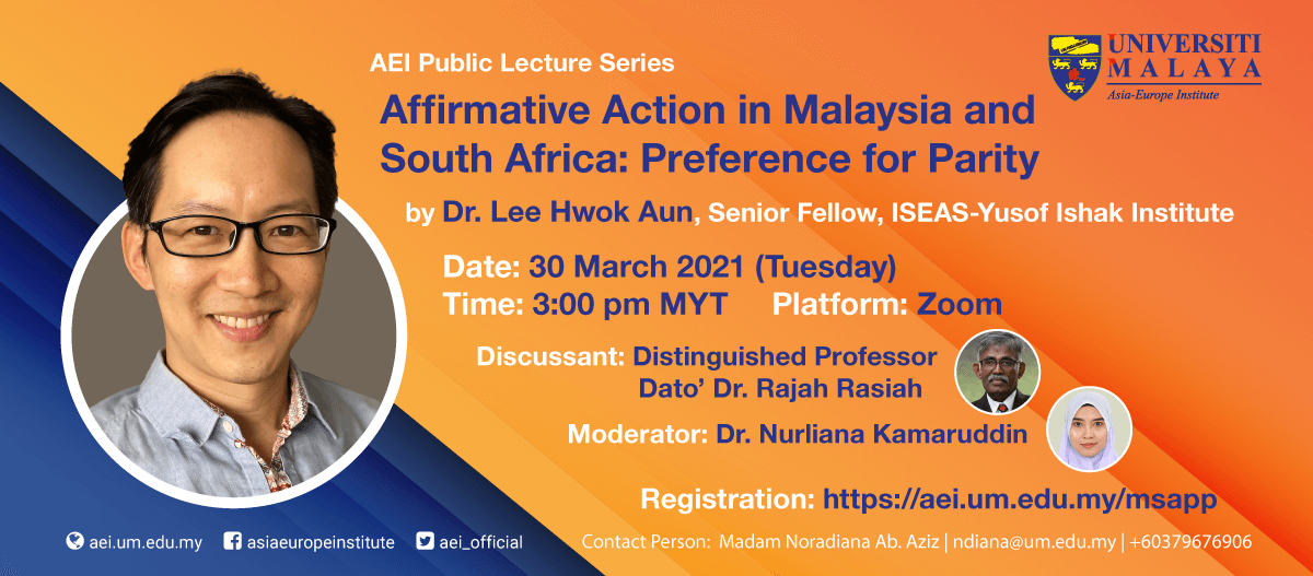 Affirmative Action in Malaysia and South Africa: Preference for Parity