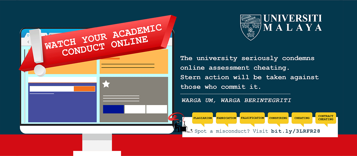 Watch your academic conduct online