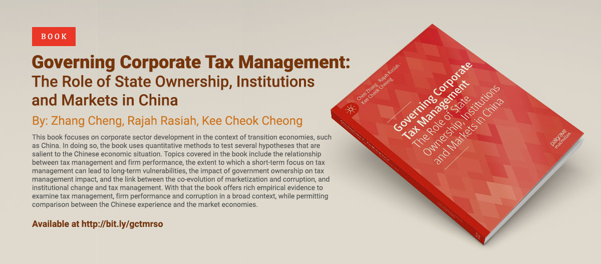 Governing Corporate Tax Management: The Role of State Ownership, Institutions and Markets in China