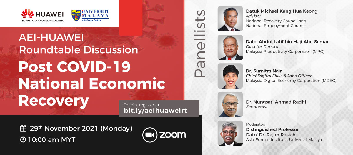 AEI-HUAWEI Roundtable Discussion: Post COVID-19 National Economic Recovery