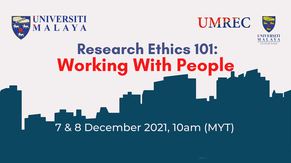 [Webinar] Research Ethics 101 - Working With People