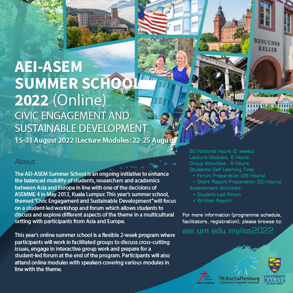 AEI-ASEM Summer School 2022