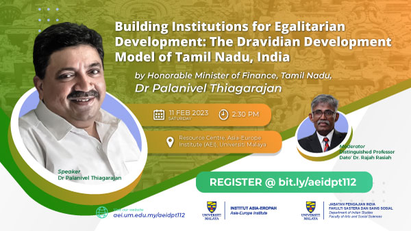 Building Institutions for Egalitarian Development: The Dravidian Development Model of Tamil Nadu, India
