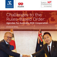 Challenges to the Rules-Based Order: Agendas for Australia-ROK Cooperation