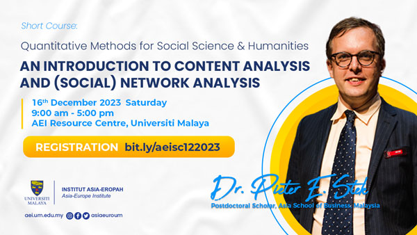 An Introduction to Content Analysis and (Social) Network Analysis