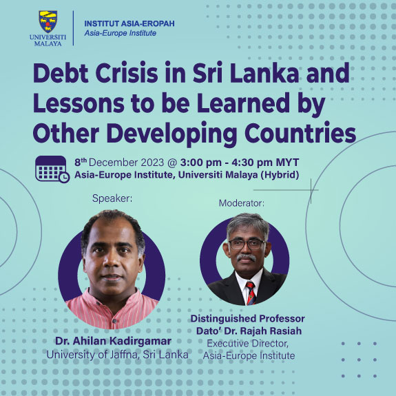 Debt Crisis in Sri Lanka and Lessons to be Learned by Other Developing Countries