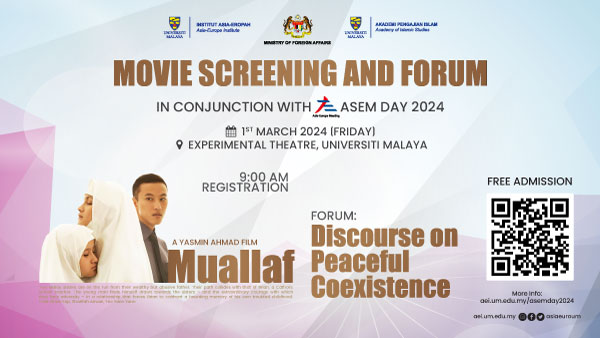 MOVIE SCREENING AND FORUM in conjunction with ASEM Day 2024