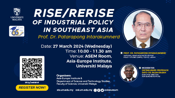 Rise/Rerise of Industrial Policy in Southeast Asia
