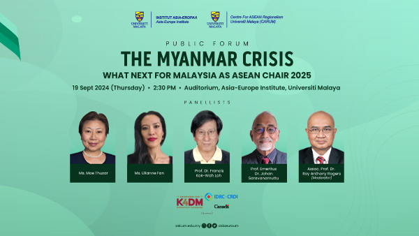 The Myanmar Crisis: What Next for Malaysia as ASEAN Chair 2025