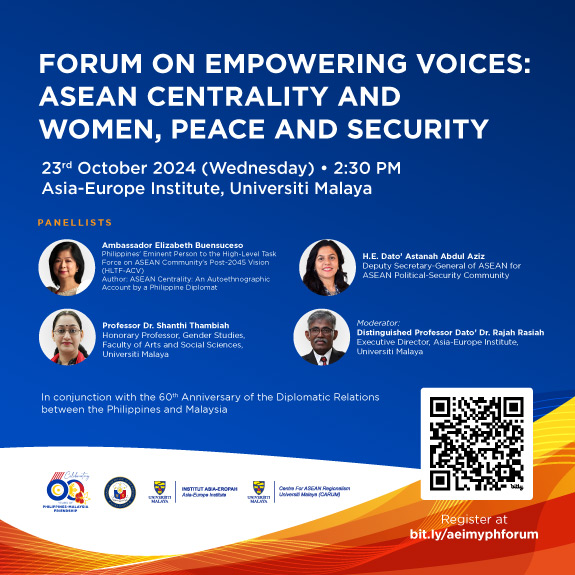 Public Forum: Empowering Voices: ASEAN Centrality and Women, Peace and Security