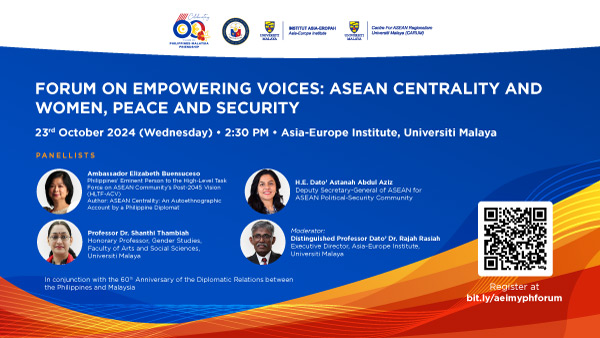 Forum on Empowering Voices: ASEAN Centrality and Women, Peace and Security