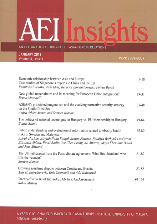 AEI Insights Vol.4, Number 1 (2018)