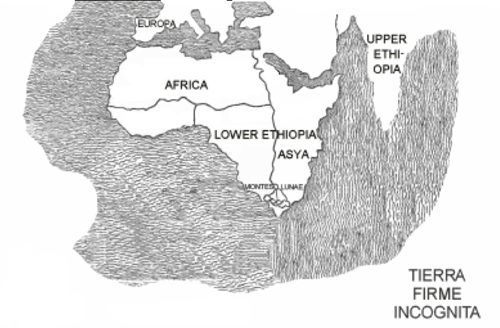 Map5 The world of Pacheco Pereira, early 16th Century