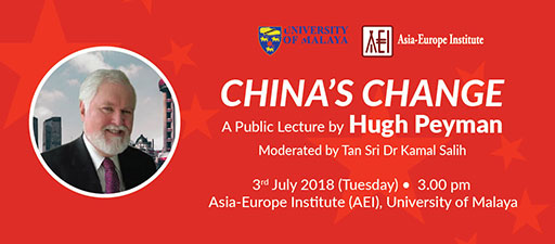 China's Change - Public Lecture by Hugh Peyman