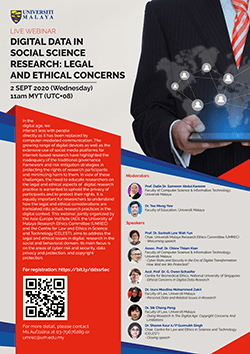 Webinar: Digital Data in Social Science Research: Legal And Ethical Concerns