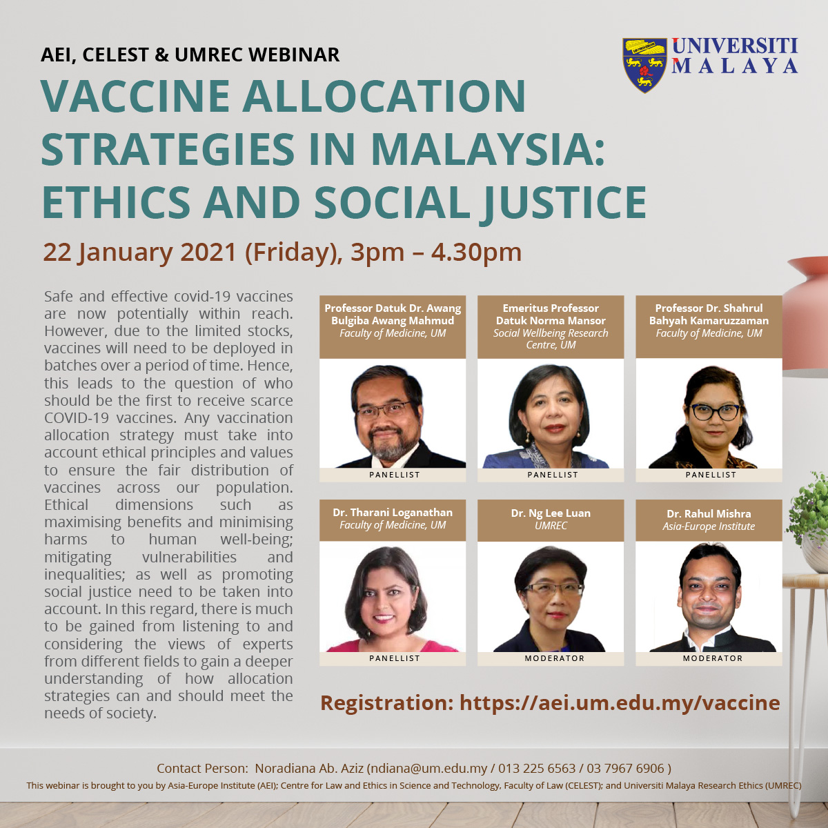 Vaccine Allocation Strategies in Malaysia: Ethics and Social Justice