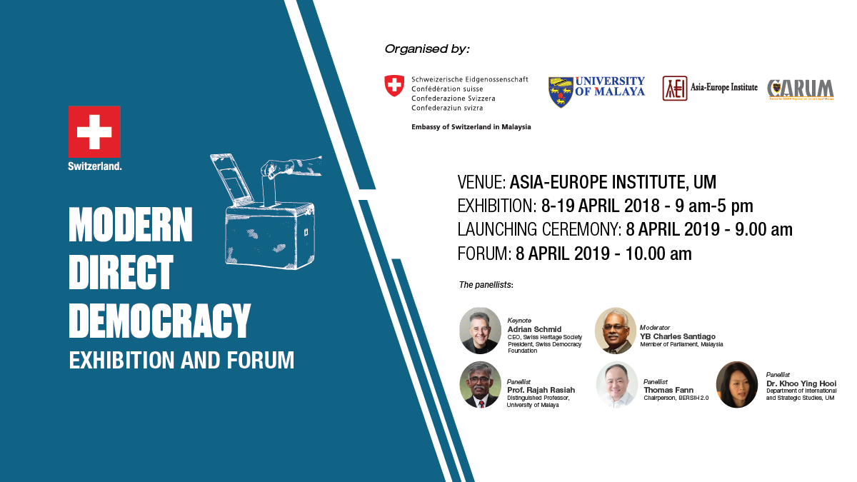 Modern Direct Democracy: Exhibition and Forum
