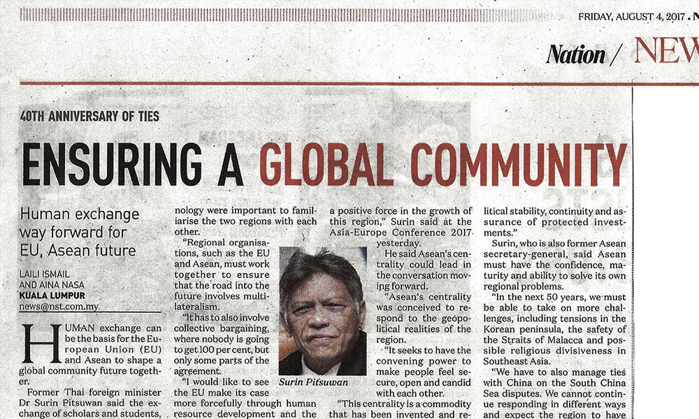 Ensuring a Global Community