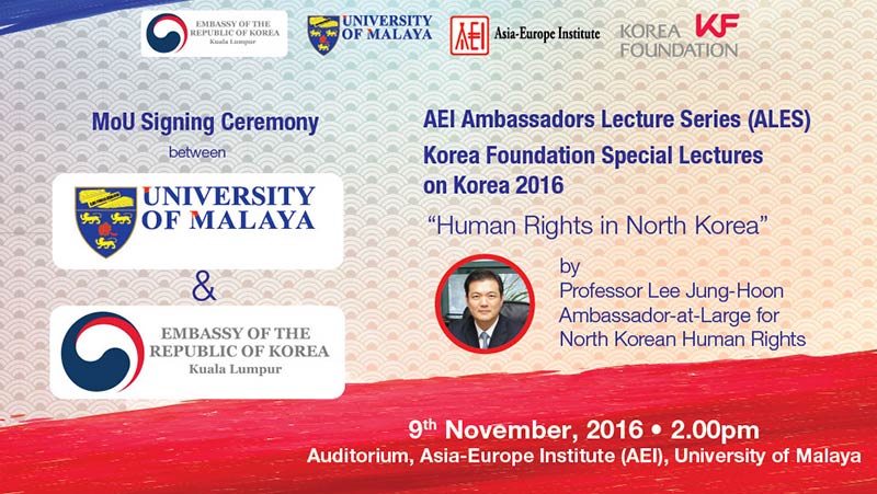 Ambassadors Lecture Series (ALES) Human Rights in North Korea
