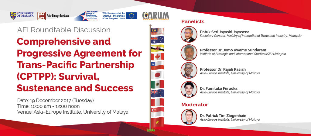 Comprehensive and Progressive Agreement for Trans-Pacific Partnership (CPTPP): Survival, Sustenance and Success