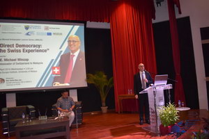 Jean Monnet Ambassador Lecture Series featuring H.E. Michael Winzap, Ambassador of Switzerland to Malaysia